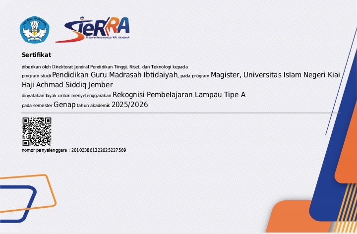 PGMI S2 UIN KHAS Jember Resmi Peroleh Sertifikat Kelayakan RPL Tipe A, Pengalaman Profesional Kini Diakui Secara Akademik