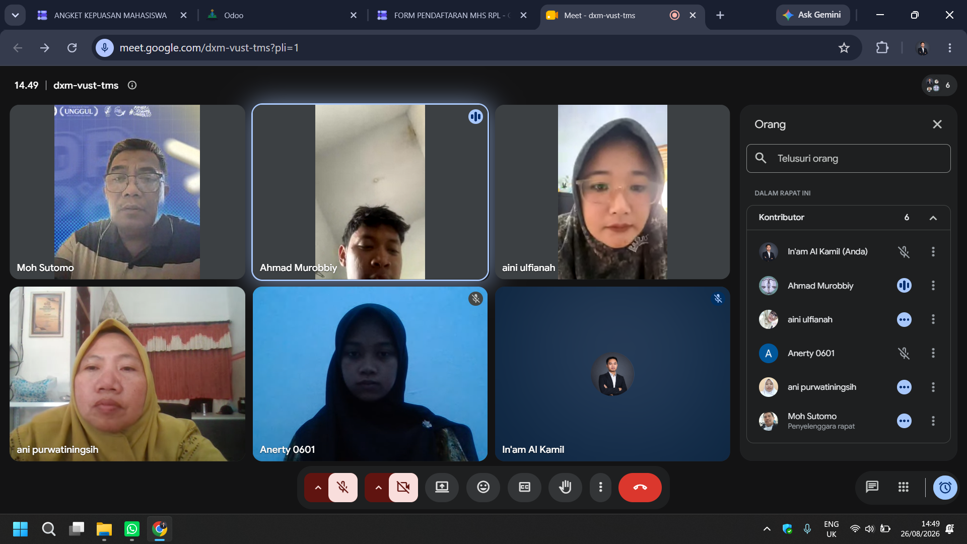 Tes PMB Gelombang 3 PGMI S2 UIN KHAS Jember Digelar Online, Peserta Reguler dan RPL Antusias Ikuti Seleksi
